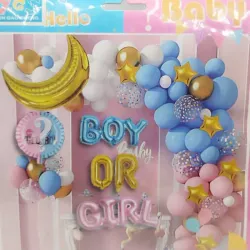 ‼️Set de Decoración- Revelación de Sexo (Luna dorada)‼️