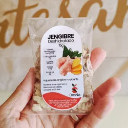 Jengibre deshidratado en hojuelas (15g)