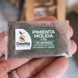Pimienta negra molida (2.5g)