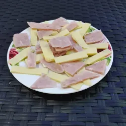 Entremés de Jamón ,Queso ,aceituna y chorizo