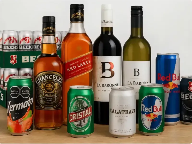 BEBIDAS ALCOHÓLICAS Y CIGARROS 