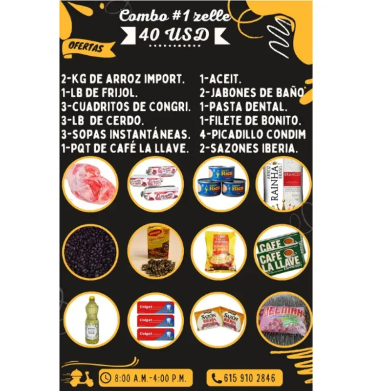 COMBO DE COMIDA #1