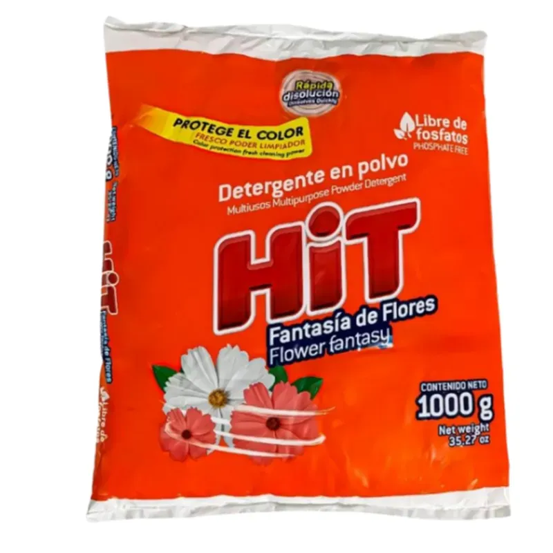 DETERGENTE POLVO 1KG (FANTASÍA DE FLORES)