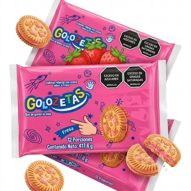 GALLETAS DE FRESA (GOLOZETA)