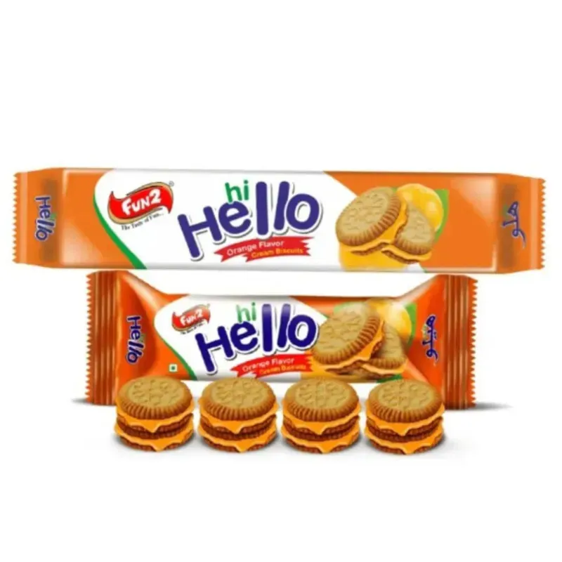 GALLETAS RELLENAS (NARANJA)