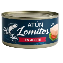 LATAS DE ATÚN (LOMITOS EN ACEITE)
