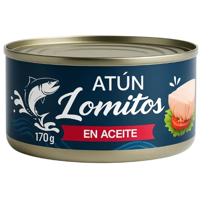 LATAS DE ATÚN (LOMITOS EN ACEITE)