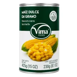 LATAS DE MAIZ DULCE (EN GRANO)