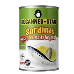 LATAS DE SARDINAS (EN ACEITE VEGETAL)
