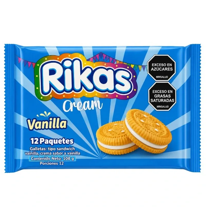 PAQ GALLETAS RELLENAS (VAINILLA)