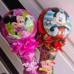 Vaso Domo con Globos 