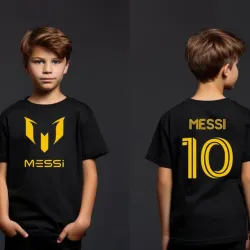 Pullover  de Niño Negro Personalizado (Ambas caras)