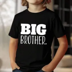 Pullover de Niño Negro Personalizado (Una cara)