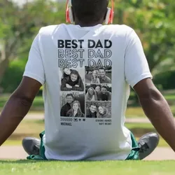 T Shirt Best Dad Collage