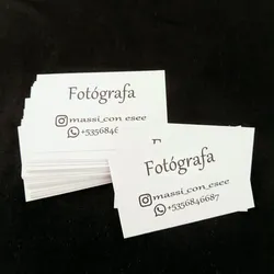 Tarjetas de presentación