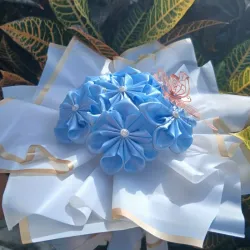 Flores kanzashi