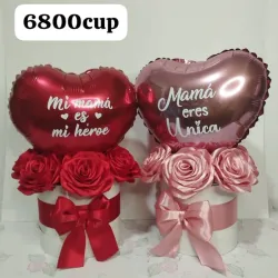 Caja con flores