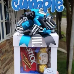 Caja de confituras feliz cumpleaños