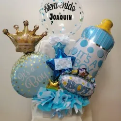 Caja de globo de bienvenida para bebe