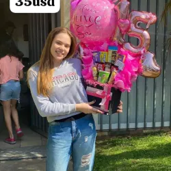 Caja sorpresa de 15 años con confituras