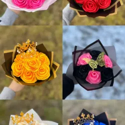 Ramo de 7 flores sin decoracion