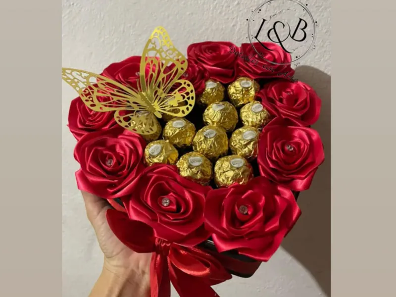 Bouquet de rosas eternas 