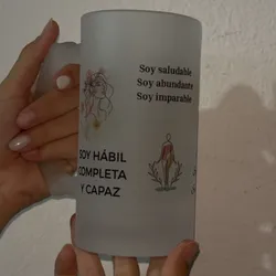 Jarra cervecera nevada