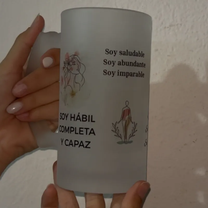 Jarra cervecera nevada