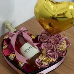 Regalo de corazón grande