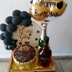 Bandeja de desayuno sorpresa personalizada para hombre