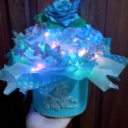 Buquet con mariposas. 