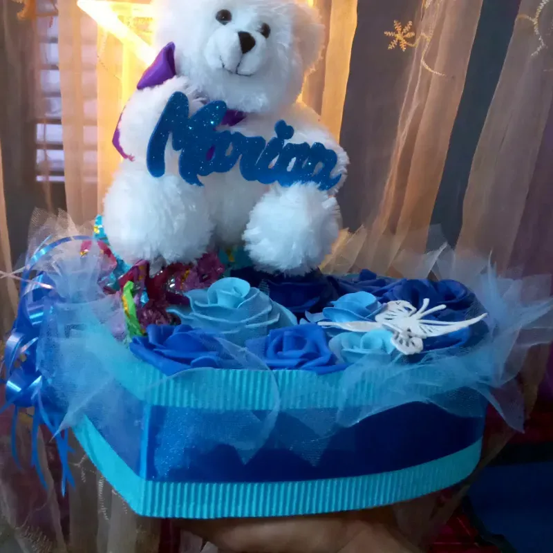 Peluche y bombones 