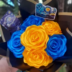 Bouquet la noche estrellada💛💙