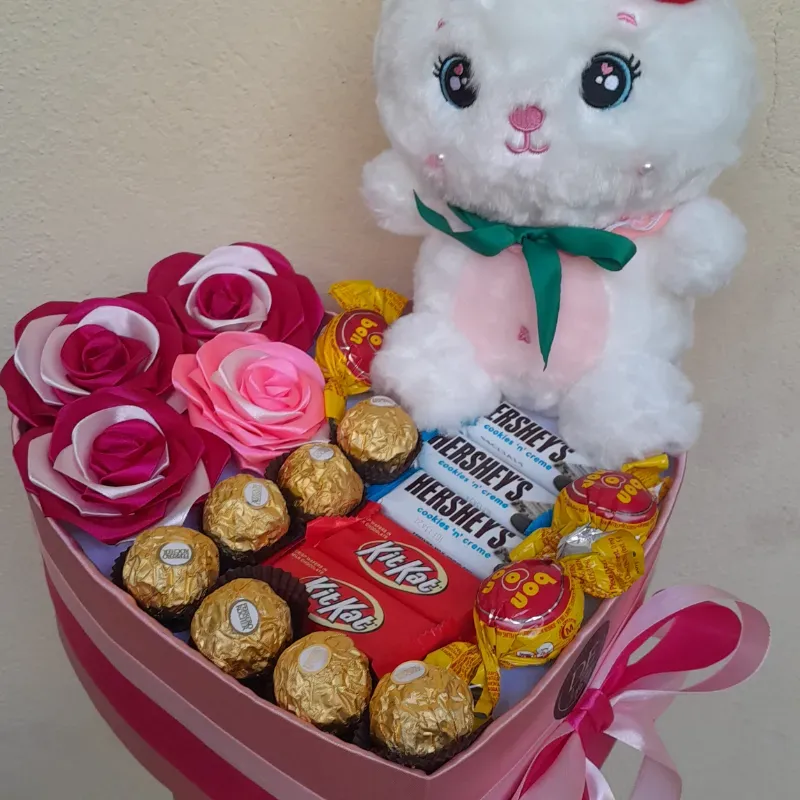 Caja rosa chocolate max🌸🍫🎁