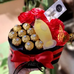 Corazón premium  de mariposa