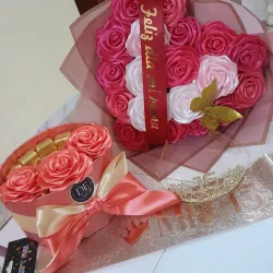 Corazón y chocolates para la quinceañera 🍫💗👑