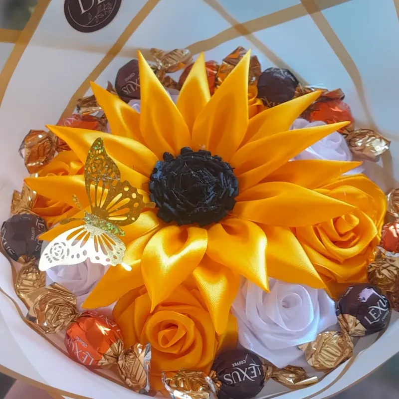 Girasol y chocolates