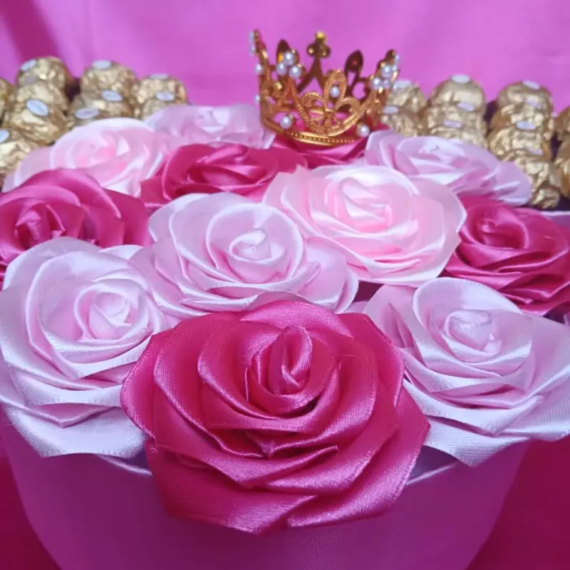 Minie de chocolate y rosas