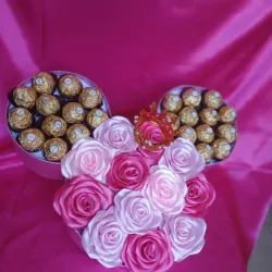 Minie de chocolate y rosas