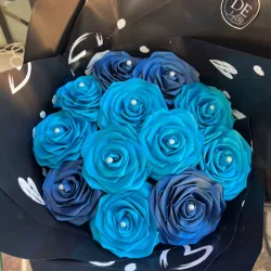 Ramo azul como el cielo