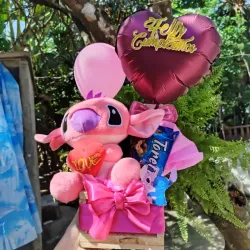 🎀Cajita madera con peluches 🧸