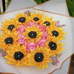 Ramo de 10-Girasoles 7-Rosas