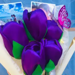 5 tulipanes