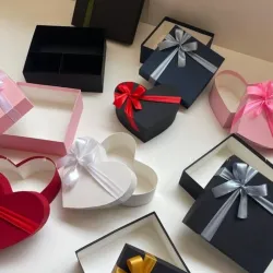 Corazón, cuadradas y rectangulares