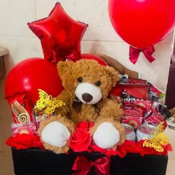 Caja con oso