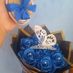Ramo con caja de bombones 