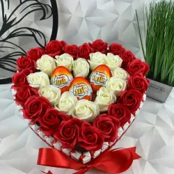 Boucket de rosas y chocolate