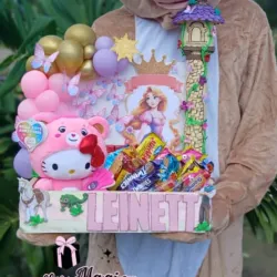 Rapunzel y Hello Kitty