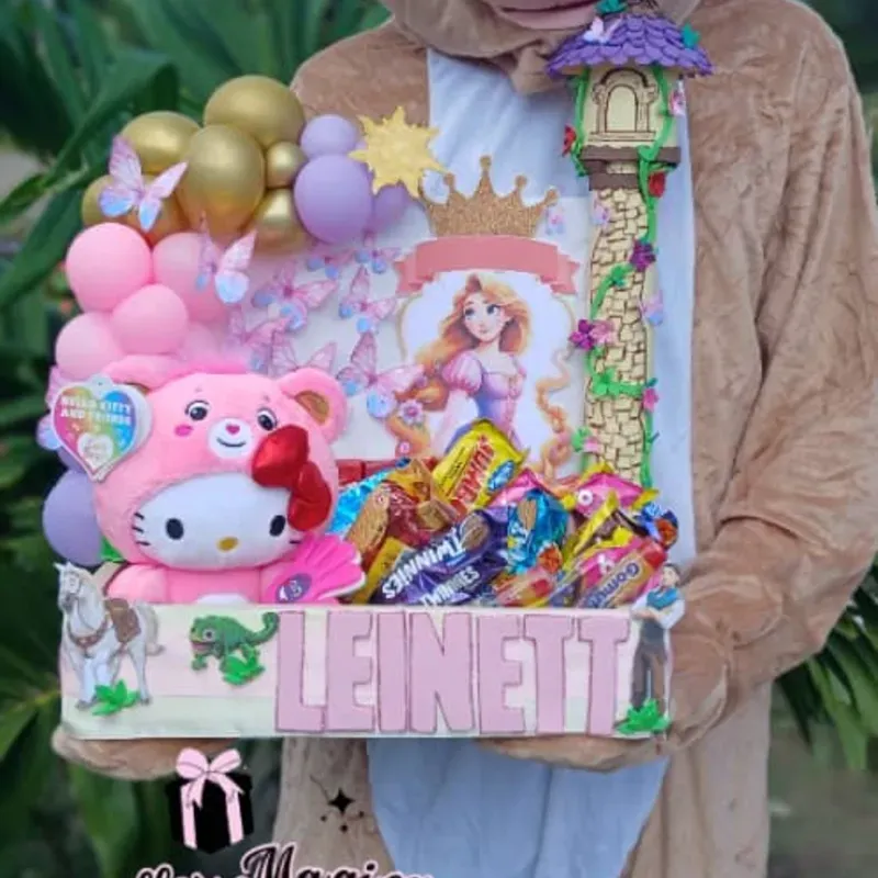 Rapunzel y Hello Kitty