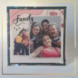 Portarretrato de cristal